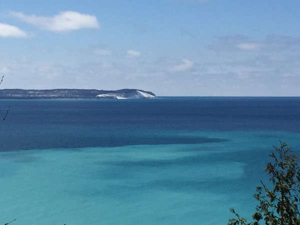 Appreciating the view from Whaleback Natural Area. Thank you to the Leelanau Conservancy
