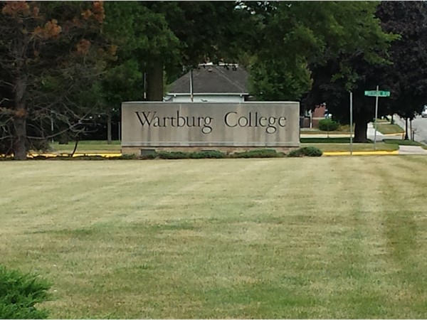 Wartburg College, Waverly, Iowa.  Home of the Knights