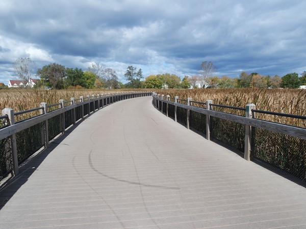 Located on the Grand River, the boardwalk at Mill Point Park showcases natural beauty of the area 