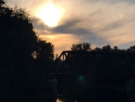 Sunset at the bridge