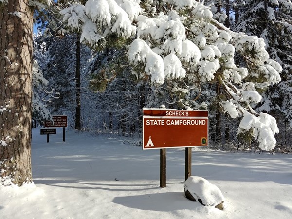 Don't let a little snow keep you from exploring the gorgeous North Country Trail near Scheck's