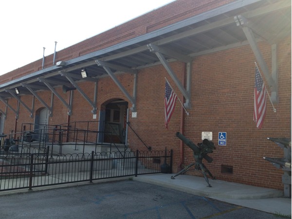 Entrance to Alabama Veterans Museum in Athens, AL