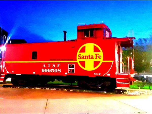 No longer used, a caboose provided accommodations for train crews