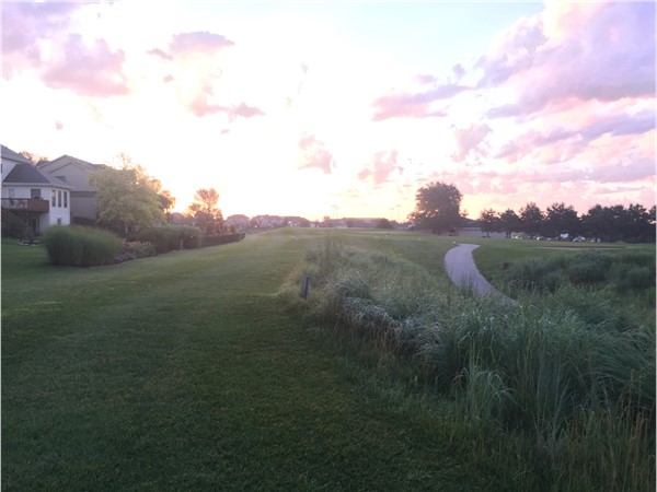 Sunrise over the Stone Creek Golf Course