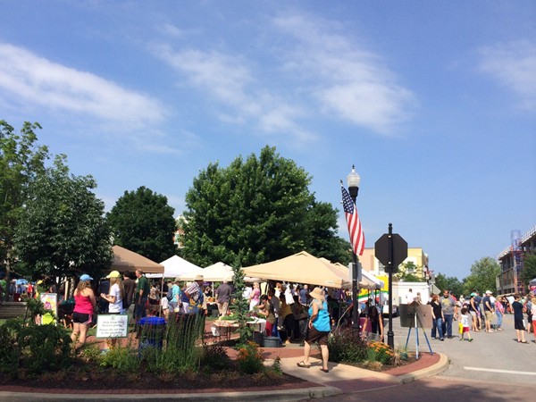 Bentonville Farmers Market is quite popular on Saturday mornings