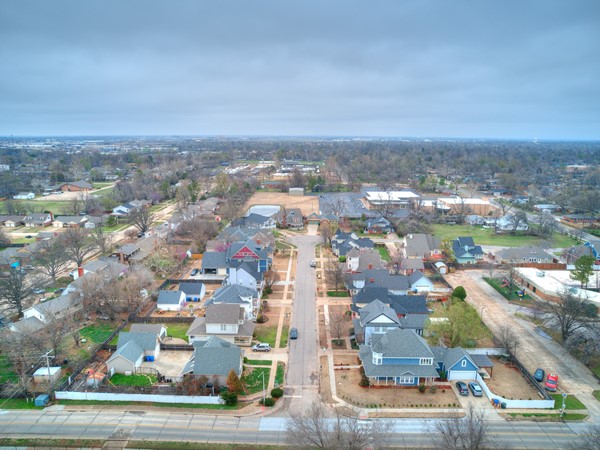 Victorian Place is a one street community located west of OU's Campus with unique homes  