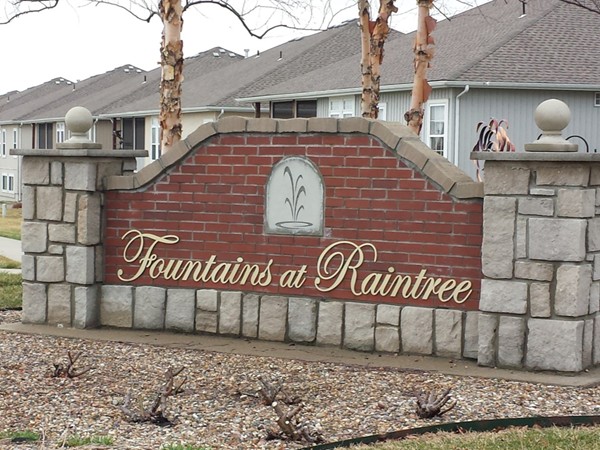 Fountains at Raintree is a beautiful low maintenance provided community