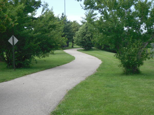 One of many walking trails throughout Kearney