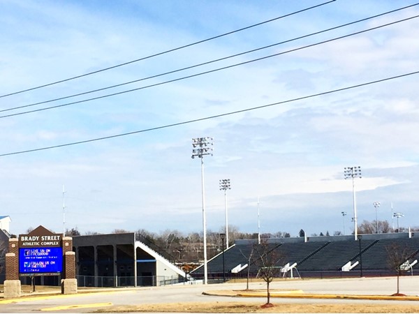 Brady Street Stadium in Davenport IA. High school games are played here