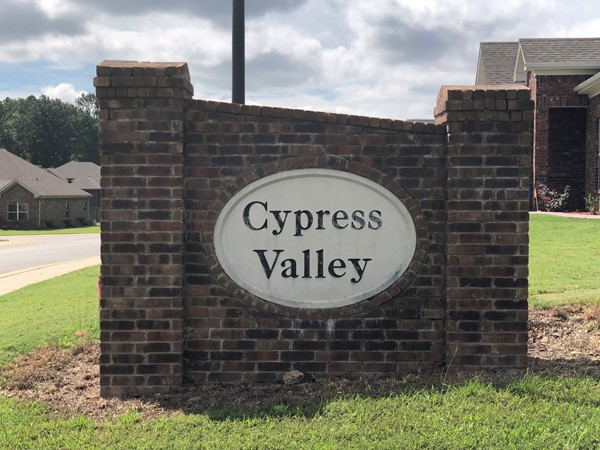 Cypress Valley Subdivision located in Bryant, Arkansas