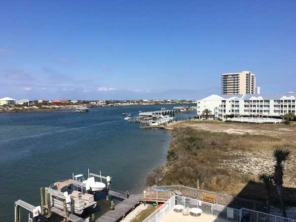 View of the river from Legacy Key balcony