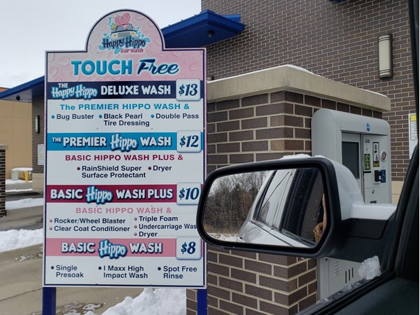 Happy Hippo Car Wash on University Ave is great for quick, quality washes when you're on the go  
