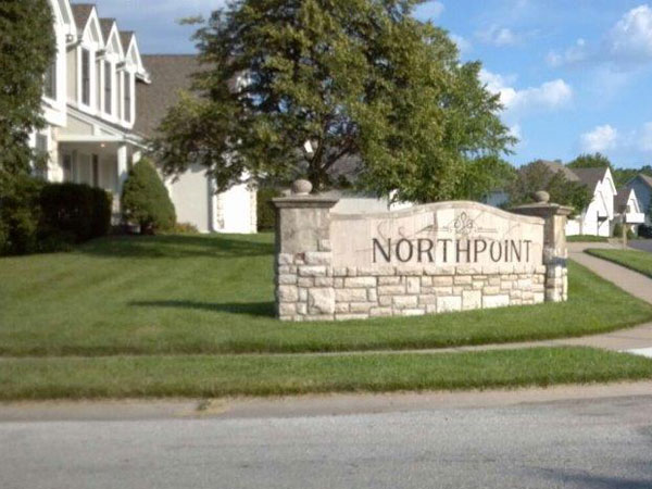 Entrance to Northpoint subdivision