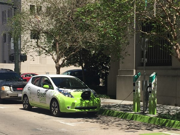 Baton Rouge has started "geauxing" green