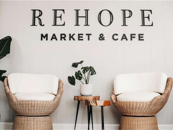 Cute setting area in the newest market, cafe and coffee shop in Greenwood. RE HOPE Market Cafe