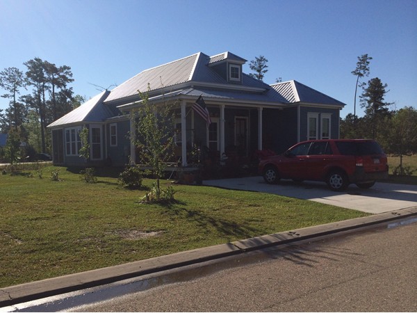 An example of the homes in Abita Oaks Subdivision, Abita Springs
