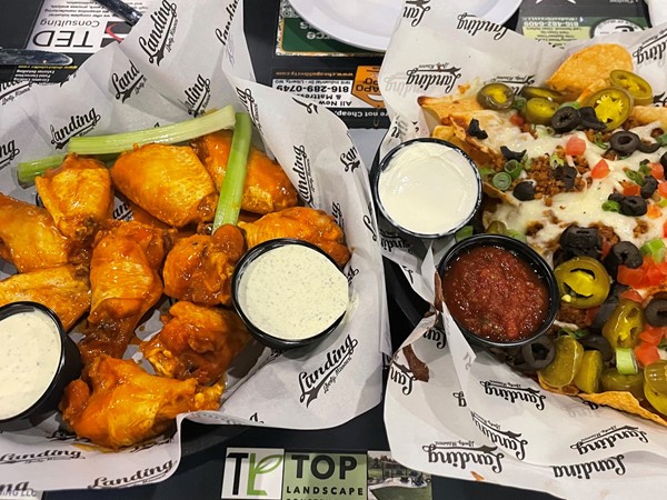 Delish appetizers at The Landing in Liberty, NEVER disappoints!!!