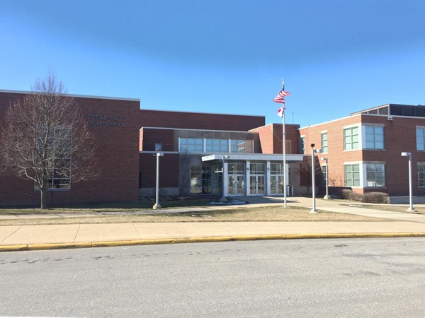 Cedar Falls High School includes grades 10-12 with an enrollment of around 1125