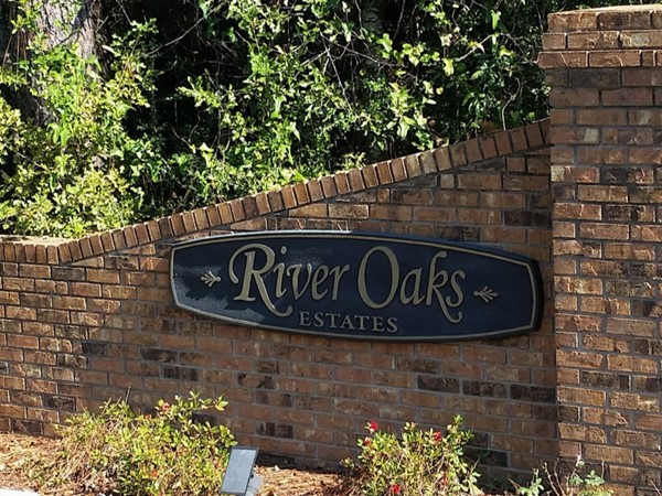 River Oaks Estates has gorgeous homes on large lots. Many have beautiful waterviews