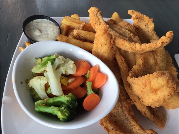 Trapp's Catfish Platter is a popular menu item