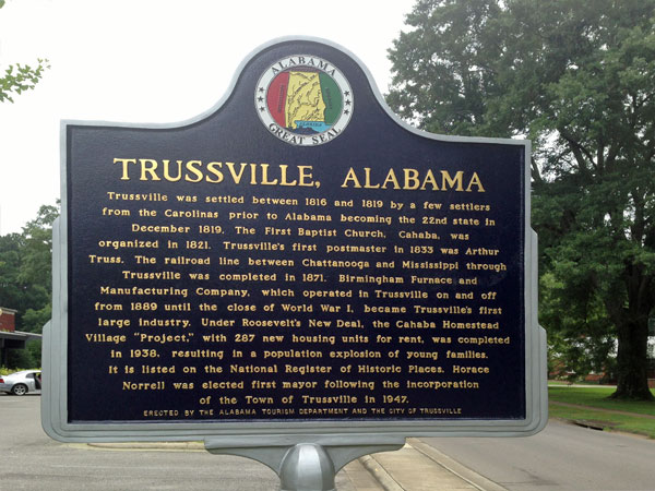 Trussville - Listed on the National Register of Historic Places