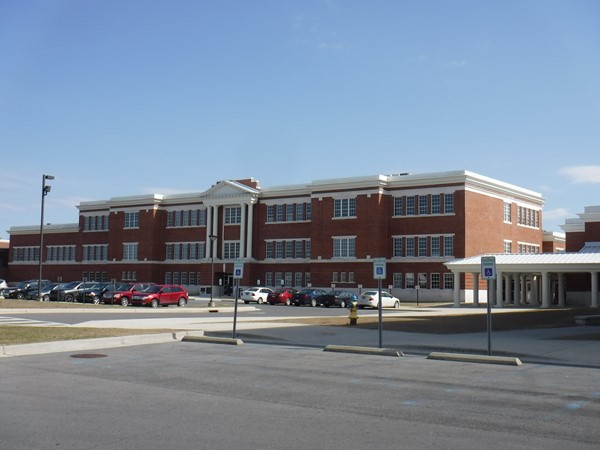 The architects went "old school" with the design of the new Albertville High School