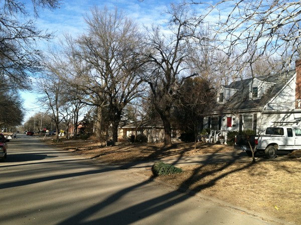 Hillcrest neighborhood west of KU campus