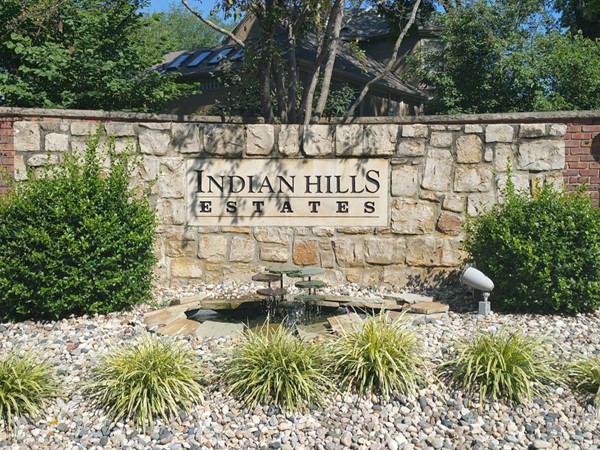 Entrance to Indian Hills Estates