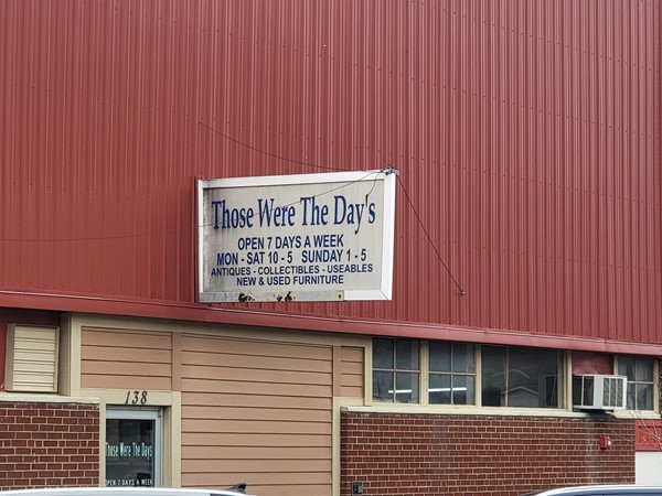 Those Were the Days Antique Store Downtown Warrensburg, MO