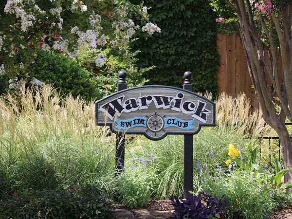 Warwick has a great community pool 