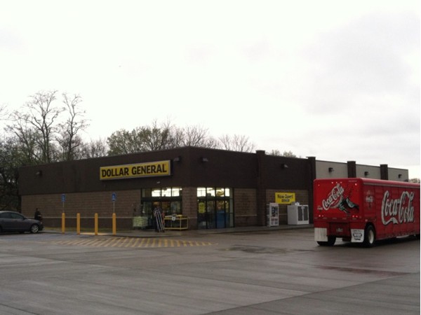 Louisburg's new Dollar General ~ much larger than the old one, located on Amity (68 HWY)