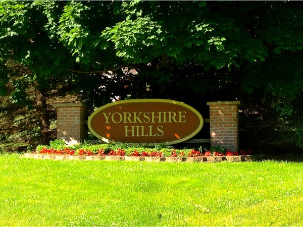 Shaded entrance to Yorkshire Hills Development