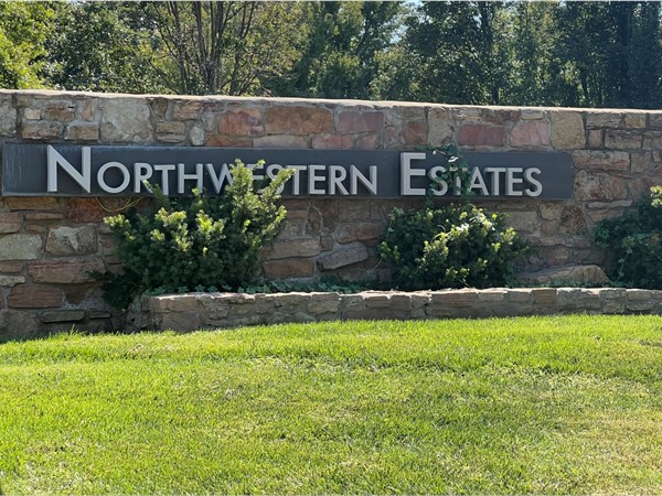 Northwestern Estates entrance 