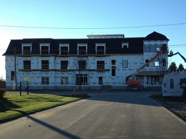 Hotel Walloon construction is moving along