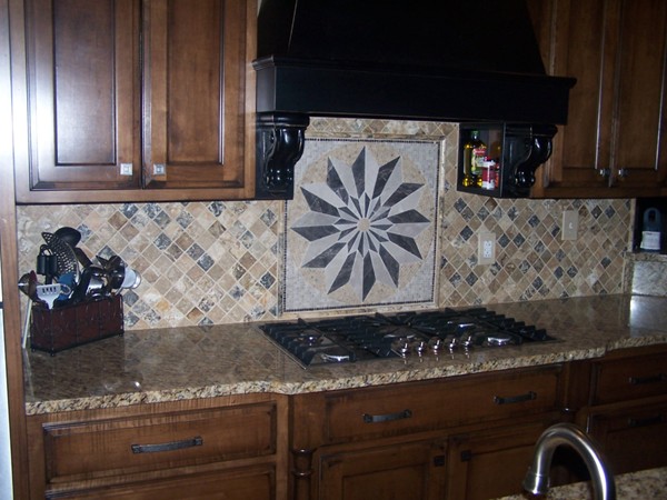 Beautiful granite and tile work in Clift's Cove home