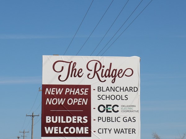 The Ridge is a quite community if you're looking to build! New phases starting now
