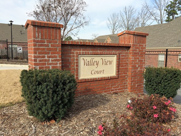 Valley View Court neighborhood in Chenal, Little Rock. 