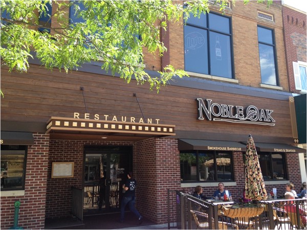 Noble Oak Restaurant in downtown Cedar Falls
