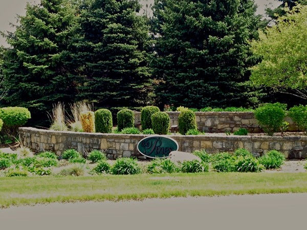 The Pines of Lake Forest entrance