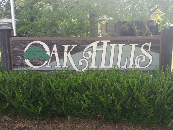Oak Hills Subdivision entrance