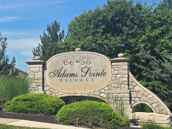 Adams Pointe Village is a newer, upscale subdivision located off R.D. Mize Rd. in Blue Springs