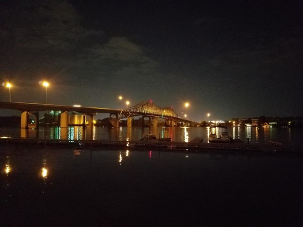 Beautiful view of the River Bridge from the Hard Dock