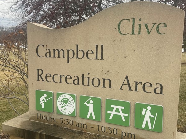 The Campbell Recreational Area has sports fields and walking trails