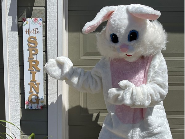 The Easter Bunny even made a few house calls here in Rosewood Hills