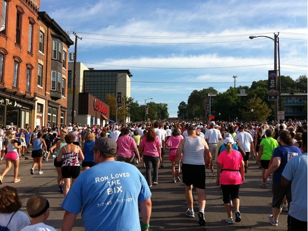 I love participating in the Bix 7 and it drives a crowd from all over the world for this 7 mile race