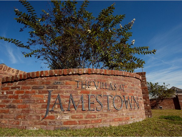 Gated entrance at The Villas at Jamestown