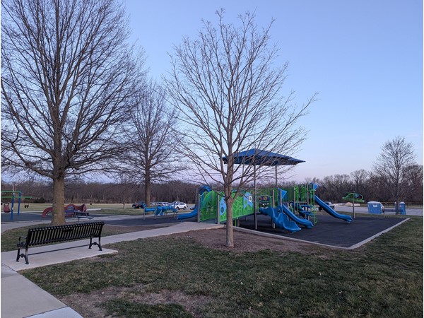 Children's playground at the Raymore Recreation Park 