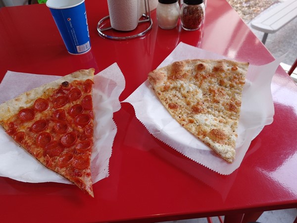 Slices from Dado's Pizza