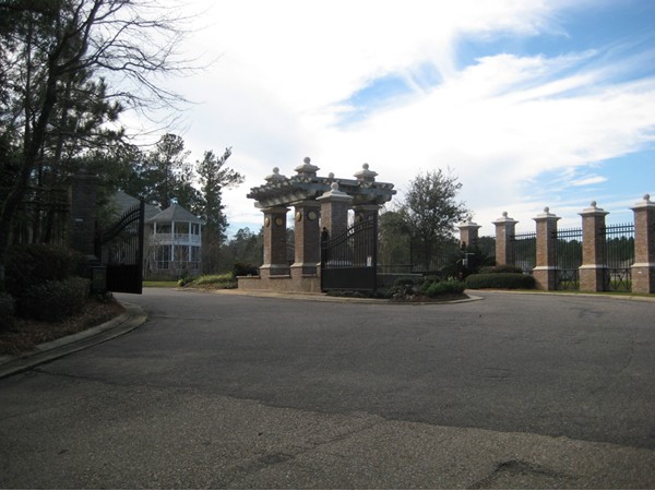 Waterford Subdivision in Hattiesburg offers a gated entrance. The in-town location is fantastic