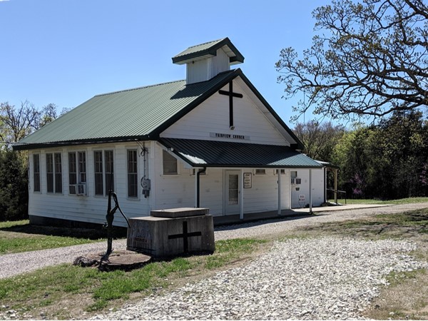 Historical church in Shell Knob